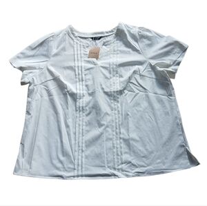 BloomChic Women's Size 26 Classic White Blouse